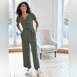 Boden Edith Floral Crop Jumpsuit